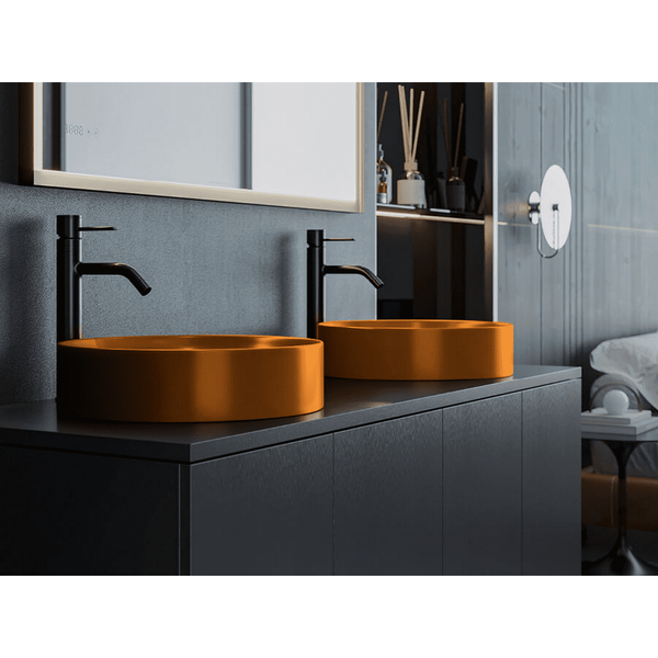 Умивальник VOLLE 13-40-455Orange, жовтогарячий 88284 фото
