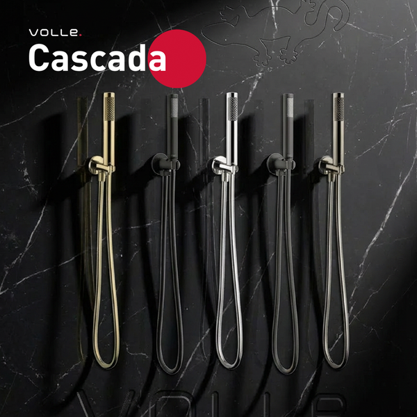 Гарнітур душовий VOLLE CASCADA B50 1586.170205, графітовий 86858 фото